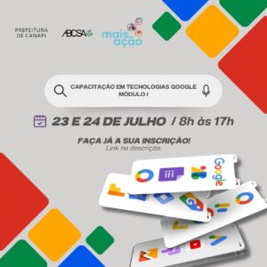 thumbnailInscrições abertas para nova turma de Capacitação em Tecnologias Google na cidade de Canapi/AL